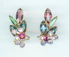 Pastel Navettes Earrings Clip