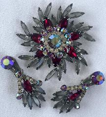 Multiple Colors Navettes Earrings Clip