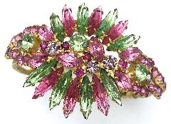 Multiple Colors Navettes Bracelet Clamper