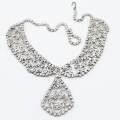 Clear Chatons Only Necklace