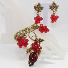 Red Bracelet Flat Fold Over