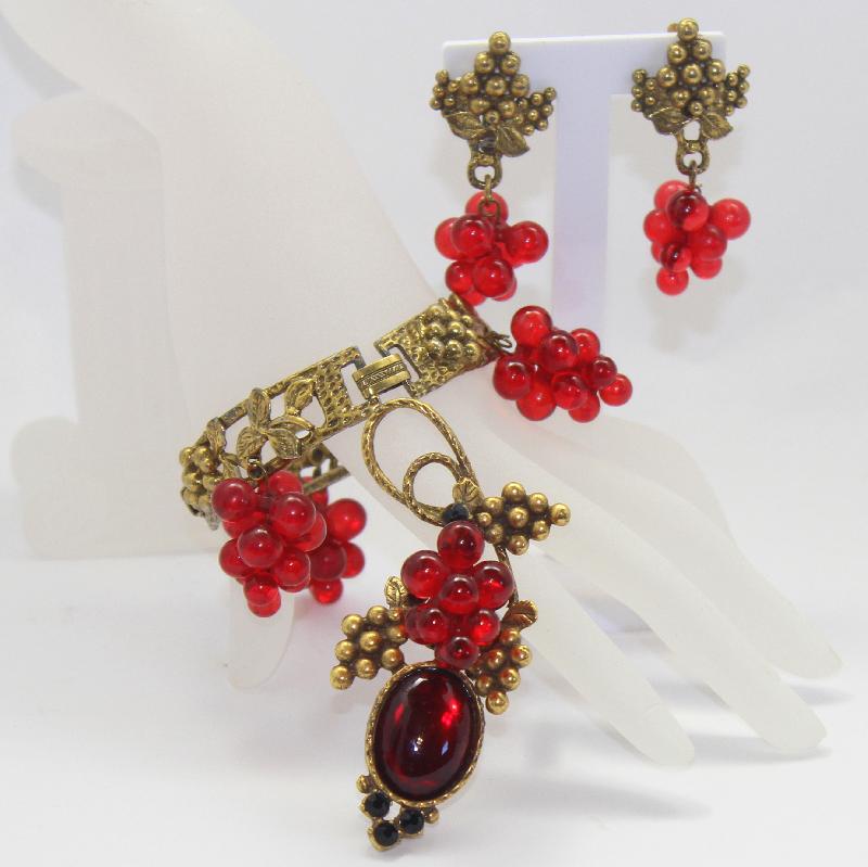Front view of Red Bracelet Flat Fold Over
