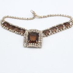 Topaz Emerald Cut Necklace