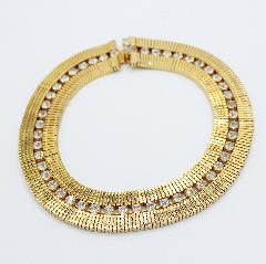 Clear Chatons Only Necklace