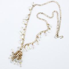 Clear Chatons Only Necklace