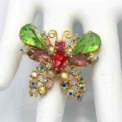 Pastel Pear Frosted Brooch