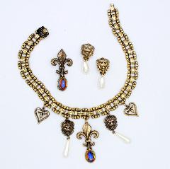 Multiple Colors Oval Multi-Color/Shaded Necklace