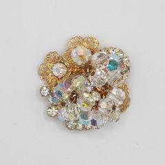 Clear Chatons Only Brooch