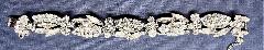 Clear Navettes Bracelet 5 Link