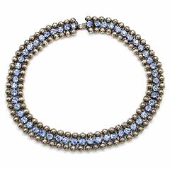 Blue Chatons Only Necklace