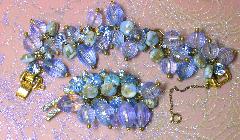 Blue Chatons Only Brooch