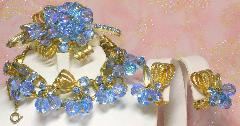 Blue Navettes Bracelet 5 Link