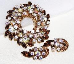 Topaz Navettes Brooch