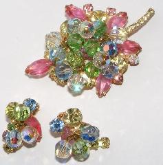 Pastel Navettes Brooch