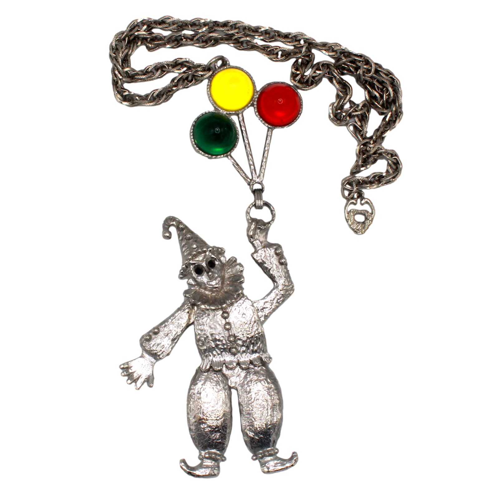 Front view of Multiple Colors Cabochons Plastic Pendant