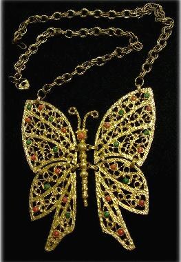 Front view of Multiple Colors Cabochons Pendant