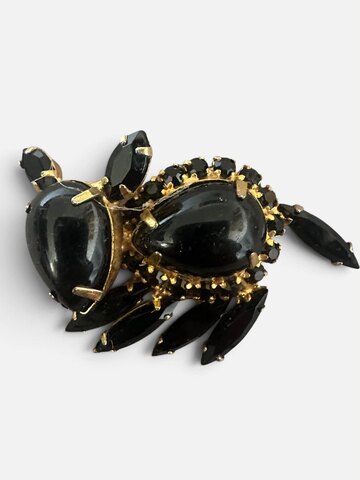 Black (jet) Cabochons Brooch