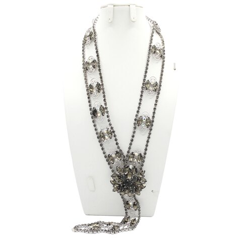 Gray (black Diamond) Navettes Belt